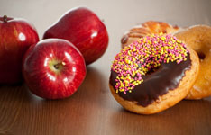 niet_gezond_appel_donut